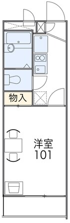 俊徳道駅 徒歩8分 1階の物件間取画像